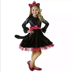 Child Girl's Barbie Kitty Cat Halloween Costume